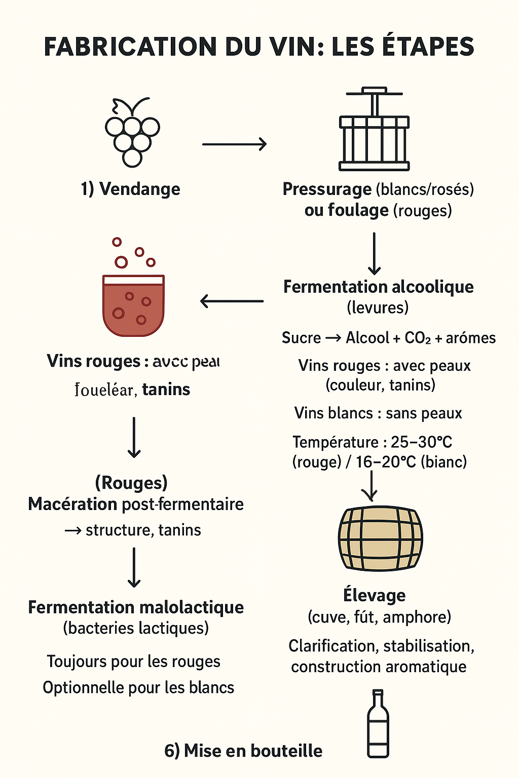 La Fabrication du vin