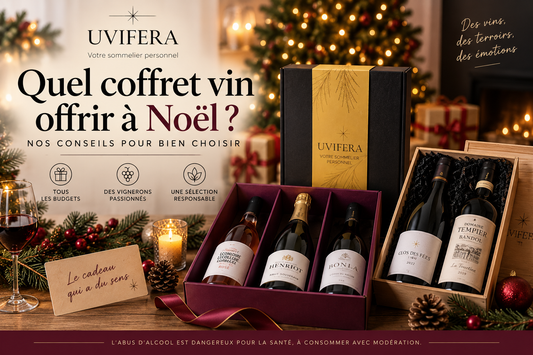 Coffret vin à offrir pour Noël 2026 – sélection UVIFERA