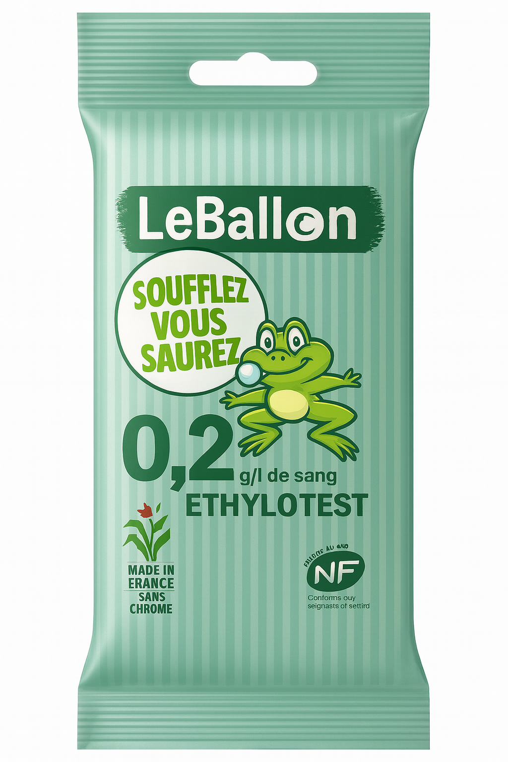 Ethylotest 0.2 g/l de sang