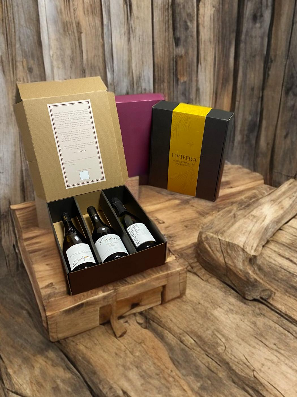 Le Coffret de Nöel  3 Bouteilles "Découverte de la loire"