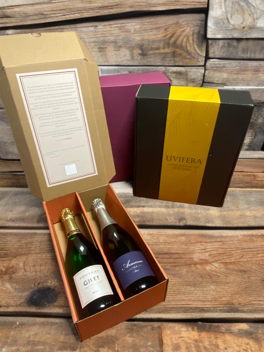 Le Coffret 2 Bouteilles " Les belles bulles "