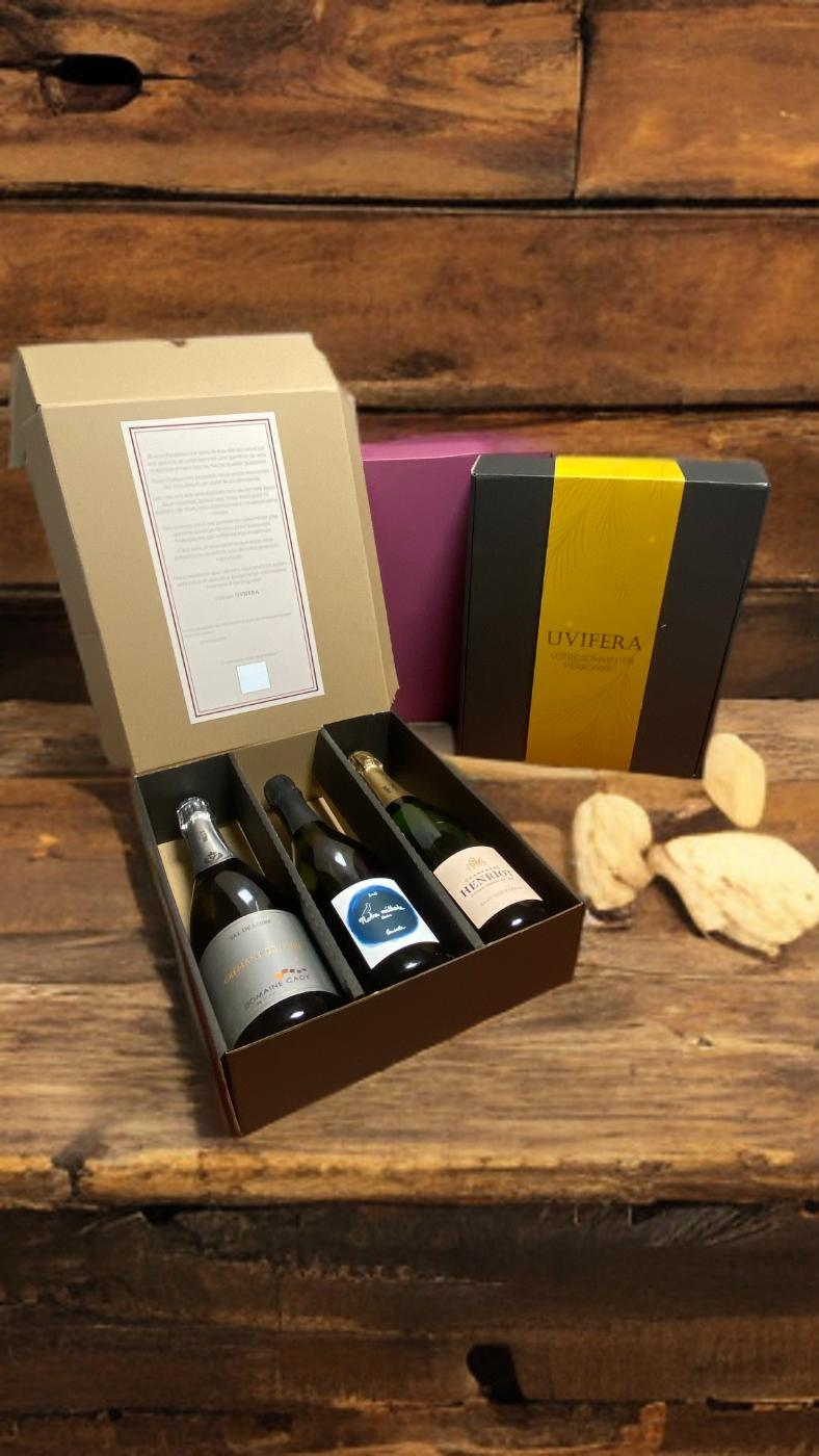 Le Coffret 3 Bouteilles " Tous les gouts des bulles "