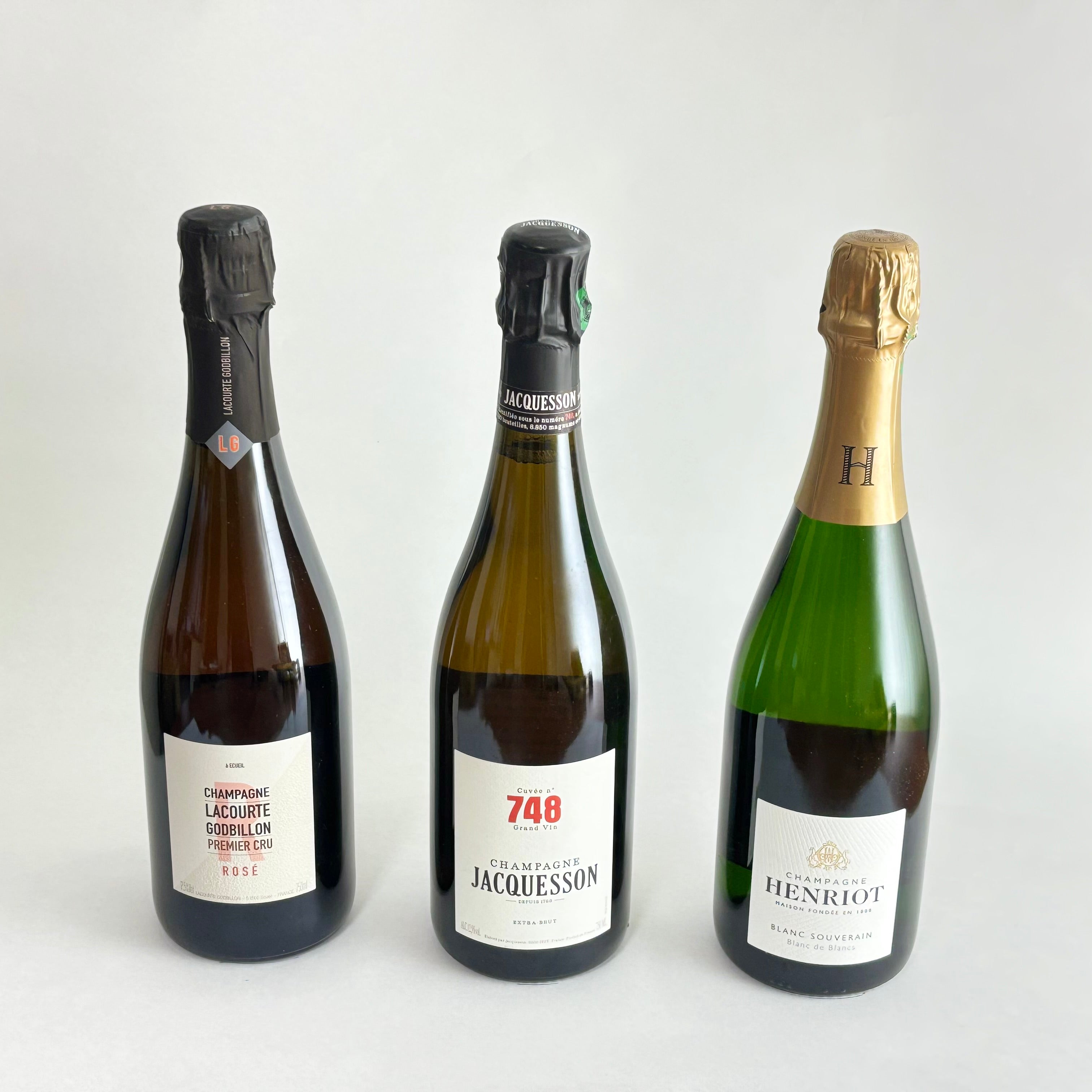Le Coffret 3 Bouteilles " les versions du Champagne "