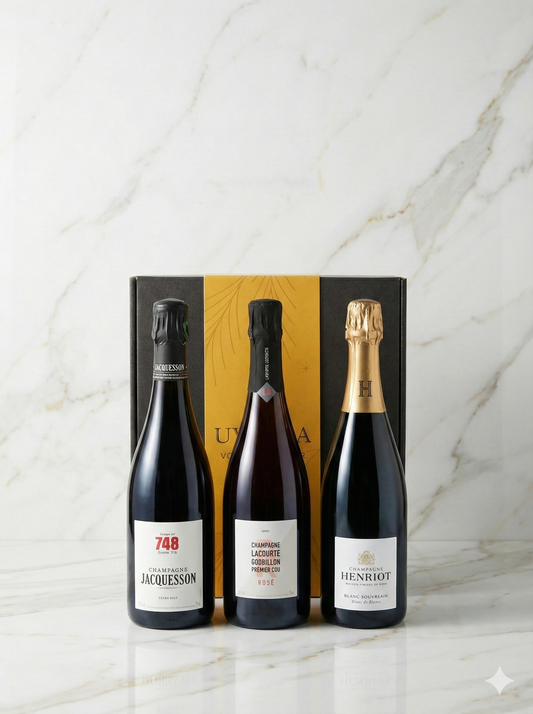 Le Coffret 3 Bouteilles " les versions du Champagne "