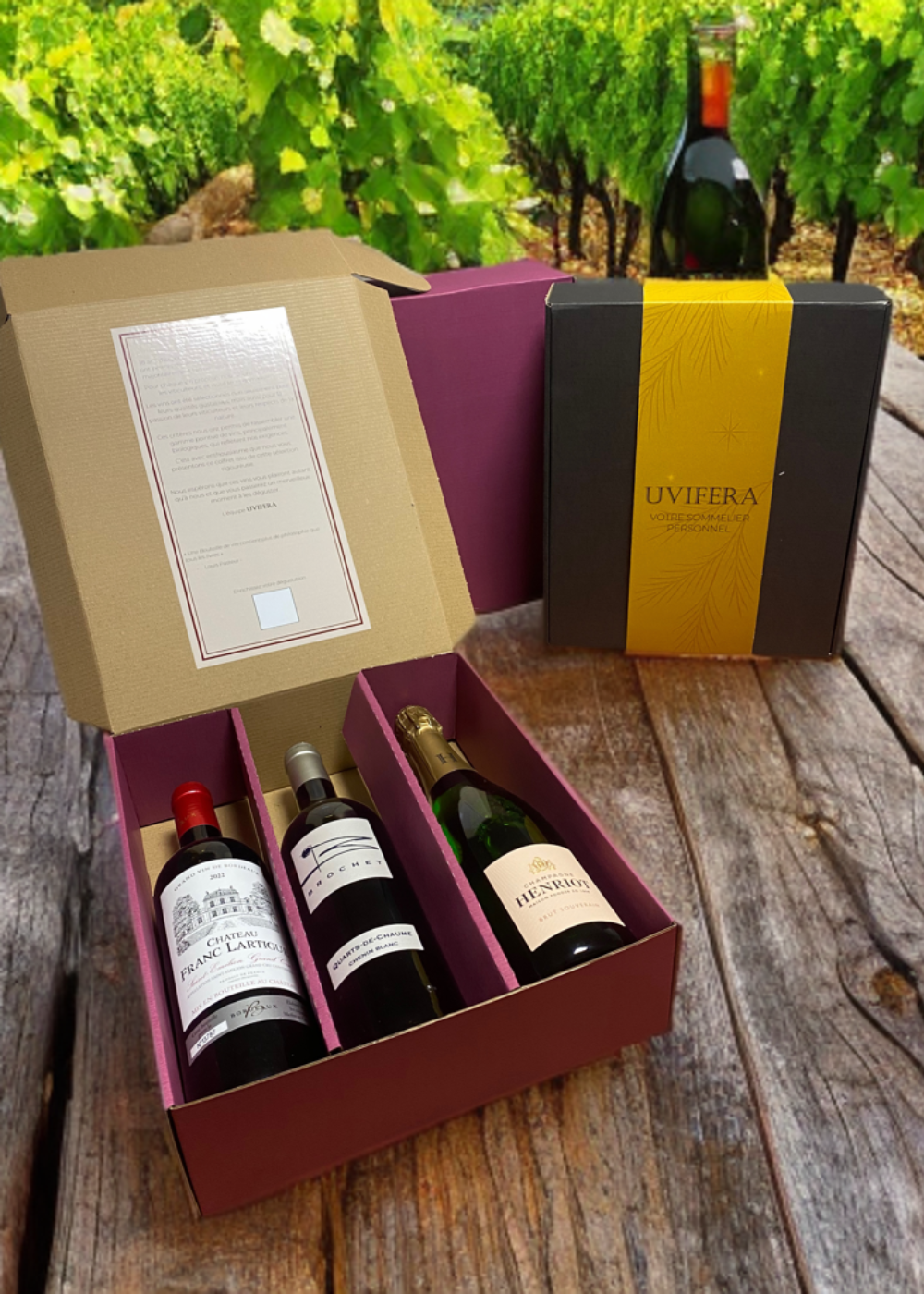 Le Coffret 3 Bouteilles " Prestige "